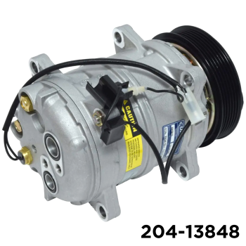NEW AFTERMARKET DKS15CH A/C COMPRESSOR WITH 6 POLY CLUTCH 12V
