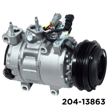 NEW AFTERMARKET 6SBH14C A/C COMPRESSOR WITH 4 POLY CLUTCH 12V