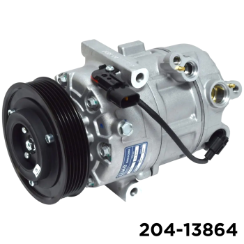 NEW AFTERMARKET VS14E A/C COMPRESSOR WITH 6 POLY CLUTCH 12V