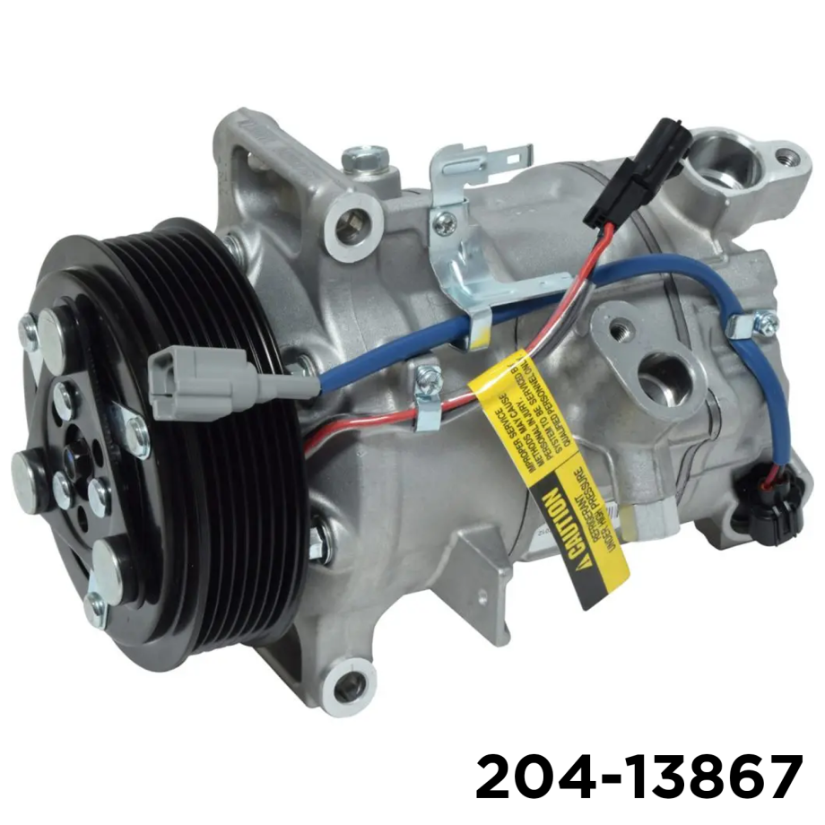 NEW AFTERMARKET PXC14 A/C COMPRESSOR WITH 7 POLY CLUTCH 12V