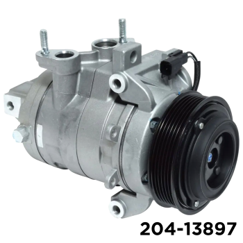 NEW AFTERMARKET DKS20DT A/C COMPRESSOR WITH 6 POLY CLUTCH 12V
