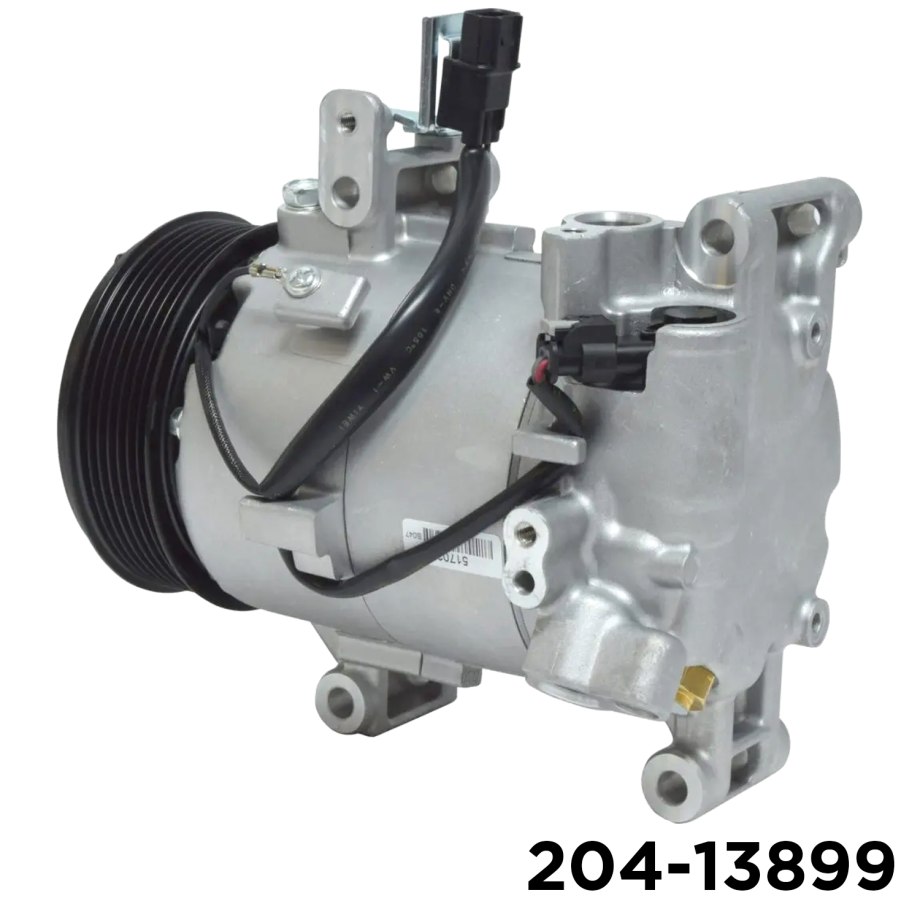 NEW AFTERMARKET CVC E A/C COMPRESSOR WITH 7 POLY CLUTCH 12V