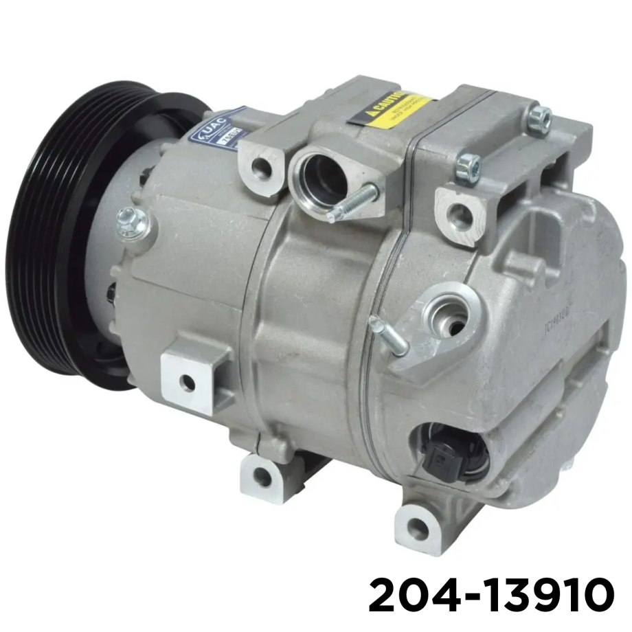 NEW AFTERMARKET VS18E A/C COMPRESSOR WITH 6 POLY CLUTCH 12V