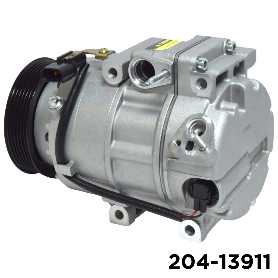 NEW AFTERMARKET VS18E A/C COMPRESSOR WITH 6 POLY CLUTCH 12V