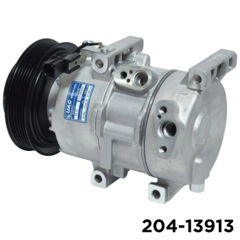NEW AFTERMARKET DV13 A/C COMPRESSOR WITH 6 POLY CLUTCH 12V