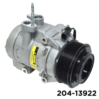 NEW AFTERMARKET DKS20DT A/C COMPRESSOR WITH 8 POLY CLUTCH 12V