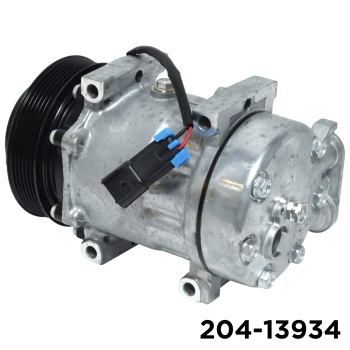 NEW OEM SANDEN SD7H15 A/C COMPRESSOR WITH 6 POLY CLUTCH 12V