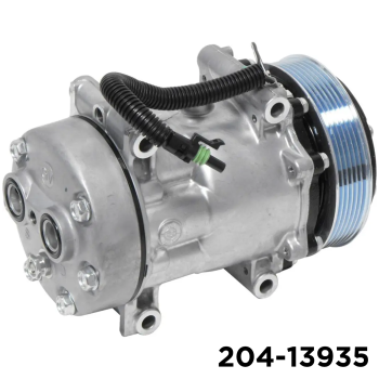 NEW OEM SANDEN SD7H15 A/C COMPRESSOR WITH 6 POLY CLUTCH 12V