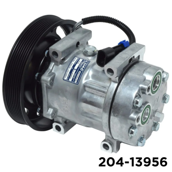 NEW AFTERMARKET SD7H15 A/C COMPRESSOR WITH 8 POLY CLUTCH 12V