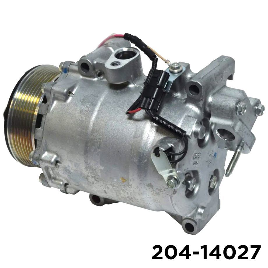 NEW OEM TRSE09 A/C COMPRESSOR WITH 7 POLY CLUTCH 12V