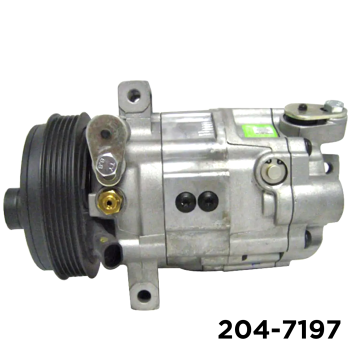 OEM SCROLL TYPE A/C COMPRESSOR WITH 5 POLY CLUTCH 12V