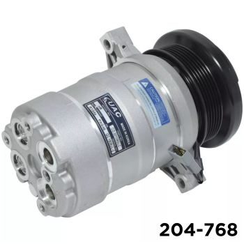 AFTERMARKET HD6/HR6 A/C COMPRESSOR WITH 6 POLY CLUTCH 12V