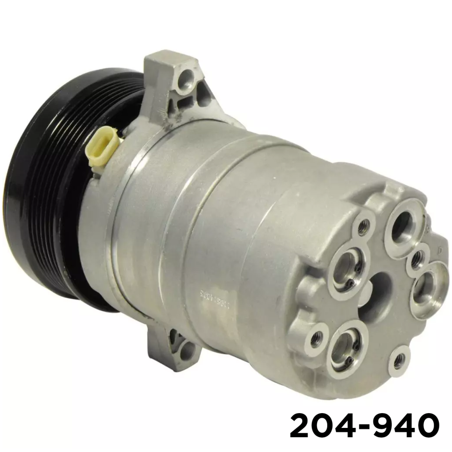 AFTERMARKET HD6 A/C COMPRESSOR WITH 6 POLY CLUTCH 12V