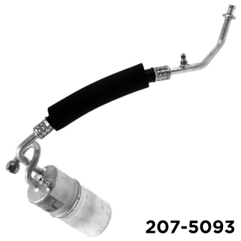 AFTERMARKET A/C RECEIVER DRIER WITH HOSE ASSEMBLY