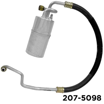 AFTERMARKET A/C RECEIVER DRIER WITH HOSE ASSEMBLY