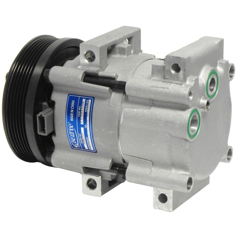 NEW AFTERMARKET FS10 A/C COMPRESSOR WITH 6 POLY CLUTCH 12V