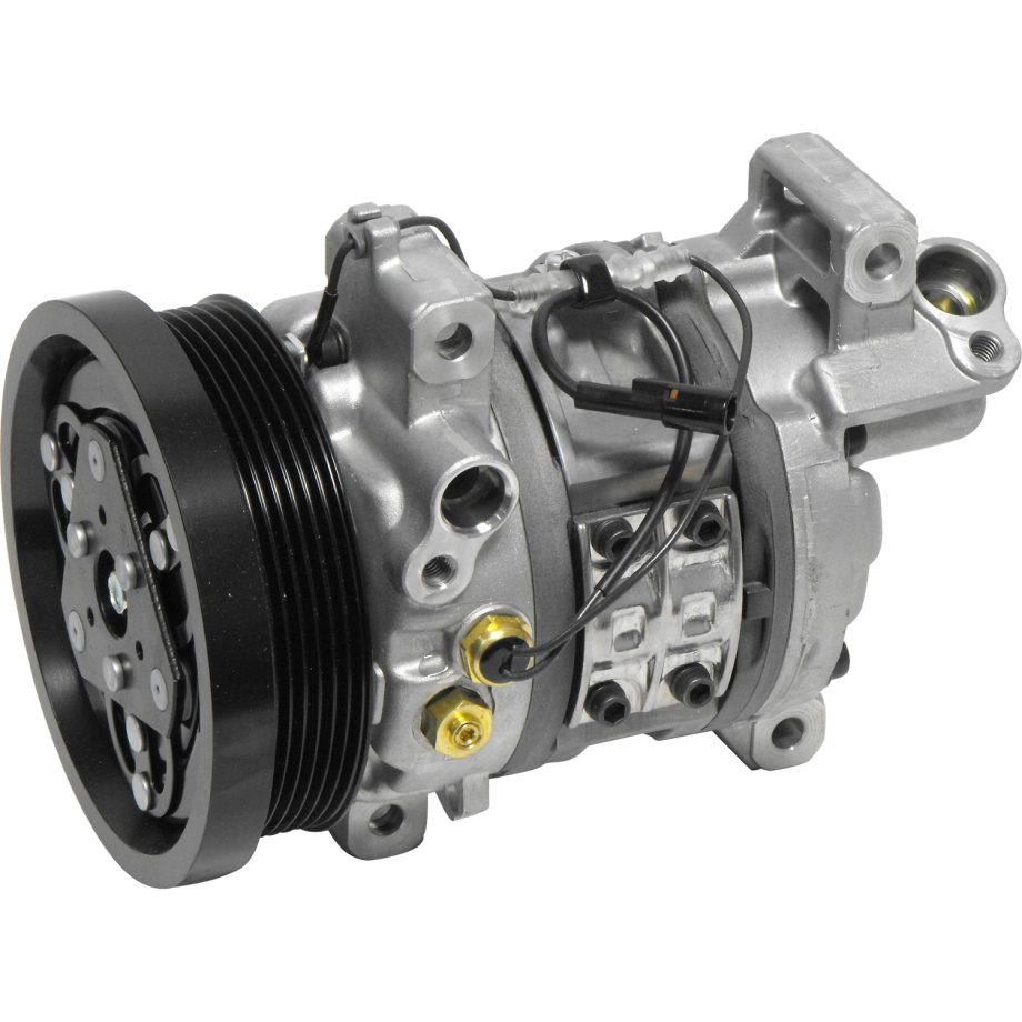 NEW AFTERMARKET DKV14D A/C COMPRESSOR WITH 6 POLY CLUTCH 12V