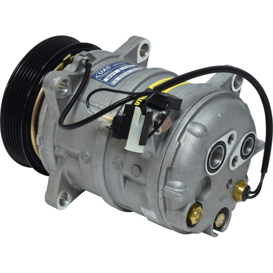 NEW AFTERMARKET DKS15CH A/C COMPRESSOR WITH 6 POLY CLUTCH 12V