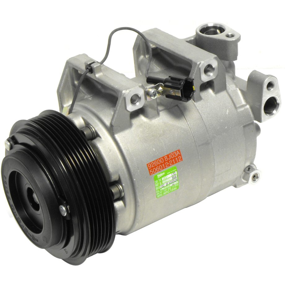 NEW OEM DKS17D A/C COMPRESSOR WITH 6 POLY CLUTCH 12V