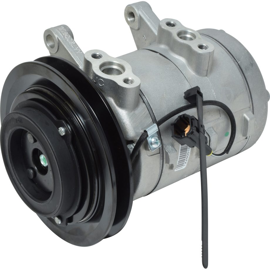 NEW AFTERMARKET DKV14C A/C COMPRESSOR WITH SINGLE GROOVE CLUTCH 12V