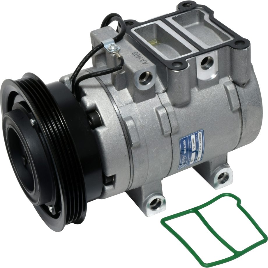 NEW AFTERMARKET HS15 A/C COMPRESSOR WITH 4 POLY CLUTCH 12V