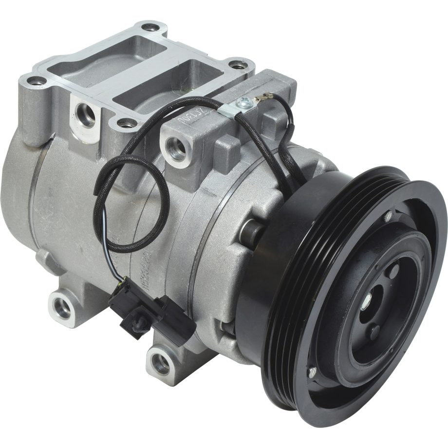 NEW AFTERMARKET HS15 A/C COMPRESSOR WITH 4 POLY CLUTCH 12V