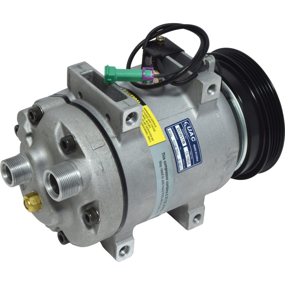 NEW AFTERMARKET DCW17D A/C COMPRESSOR WITH 4 POLY CLUTCH 12V