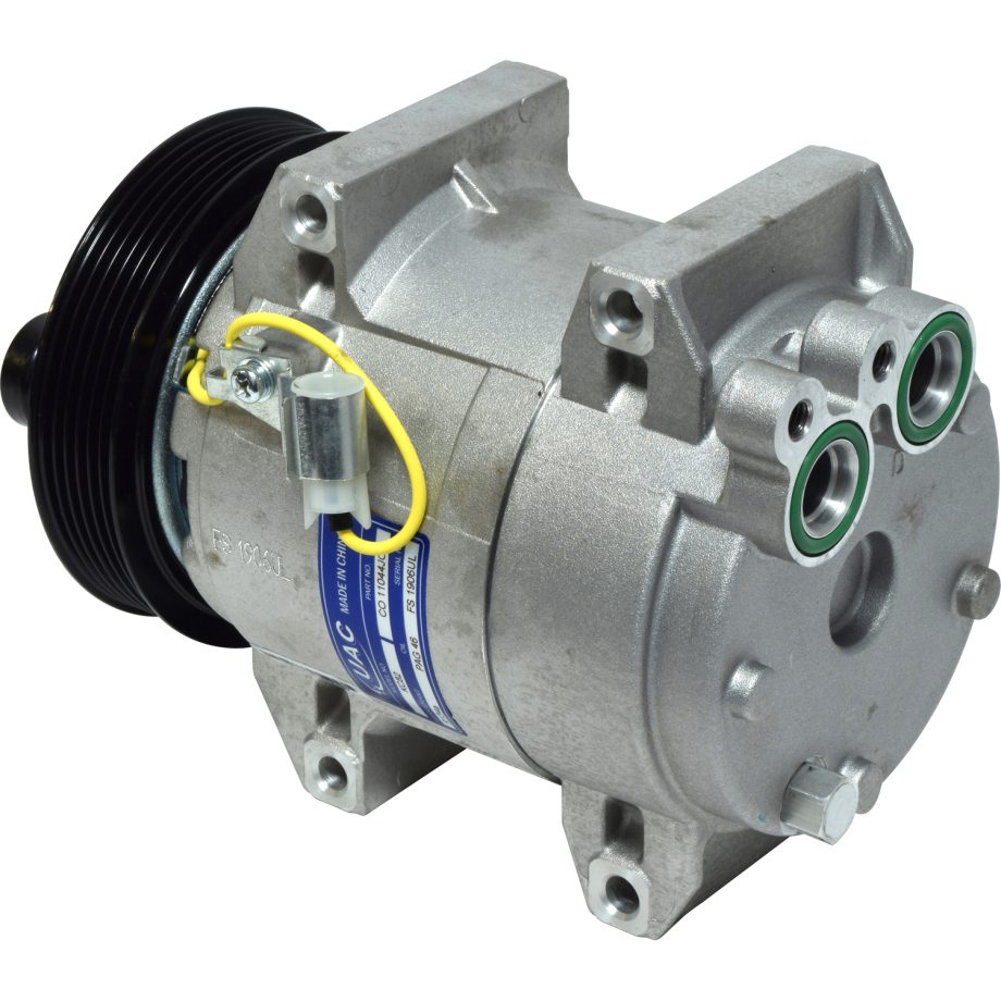 NEW AFTERMARKET DKS17D A/C COMPRESSOR WITH 6 POLY CLUTCH 12V