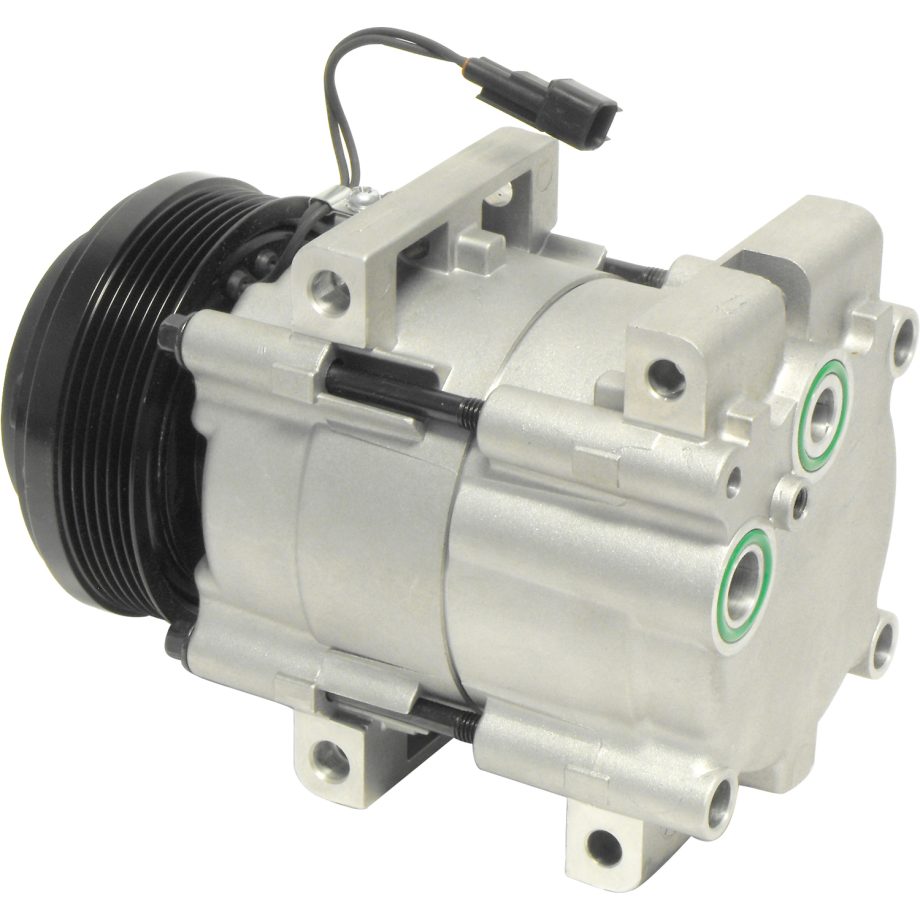 NEW AFTERMARKET FS18 A/C COMPRESSOR WITH 6 POLY CLUTCH 12V