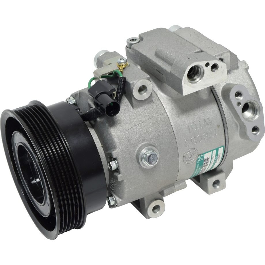 NEW AFTERMARKET DV13 A/C COMPRESSOR WITH 6 POLY CLUTCH 12V