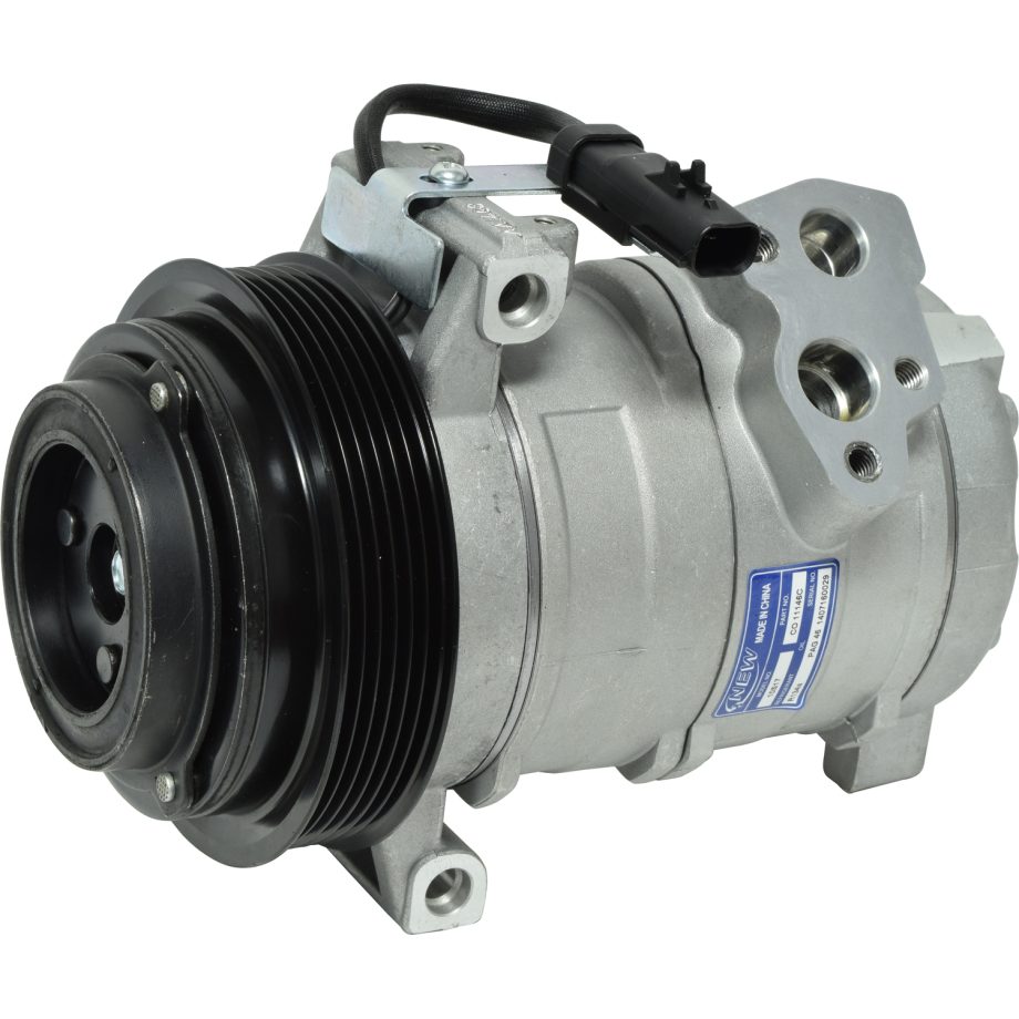 NEW AFTERMARKET 10S17C A/C COMPRESSOR WITH 6 POLY CLUTCH 12V