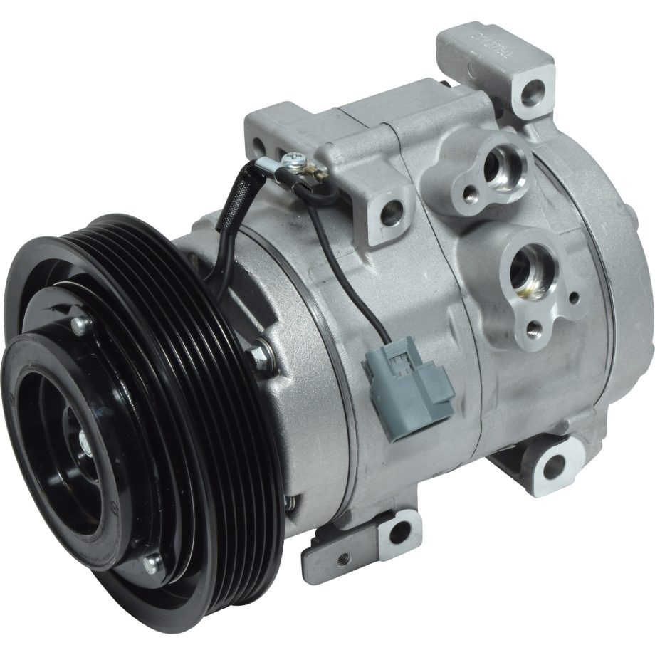 NEW AFTERMARKET HS18N A/C COMPRESSOR WITH 6 POLY CLUTCH 12V