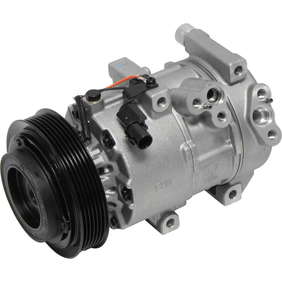 NEW OEM 6SB DOOWON A/C COMPRESSOR WITH 6 POLY CLUTCH 12V