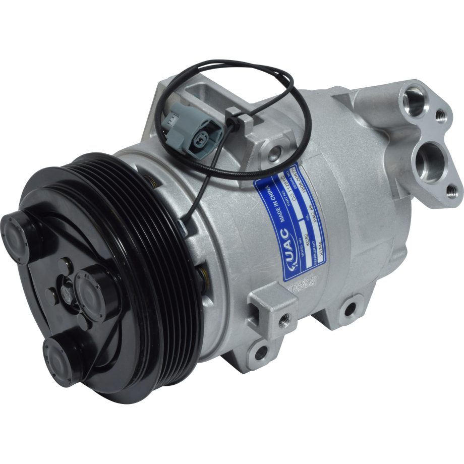 NEW AFTERMARKET DKS17D A/C COMPRESSOR WITH 6 POLY CLUTCH 12V