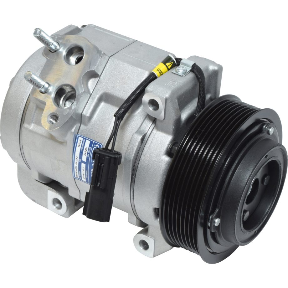 NEW AFTERMARKET 10S17C A/C COMPRESSOR WITH 8 POLY CLUTCH 12V