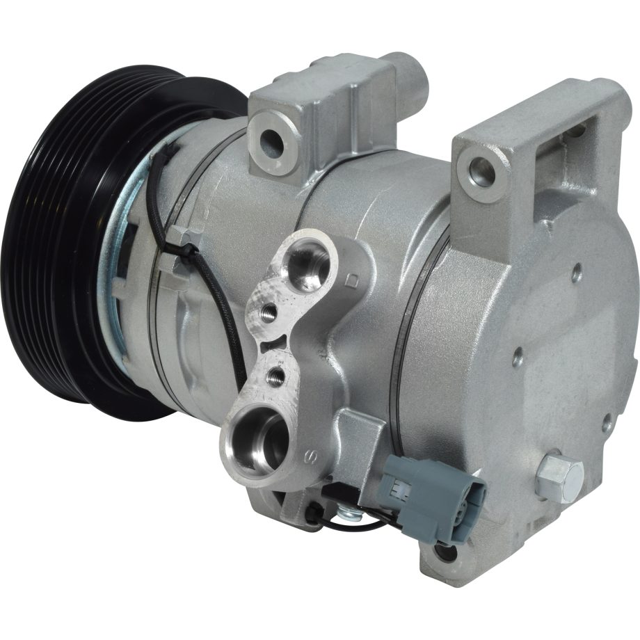 NEW AFTERMARKET DKS17DS A/C COMPRESSOR WITH 6 POLY CLUTCH 12V