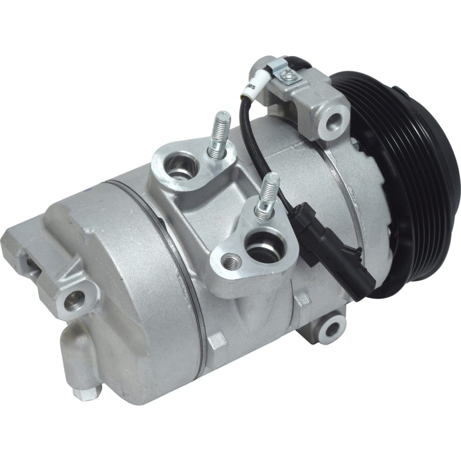 NEW AFTERMARKET DKS17D A/C COMPRESSOR WITH 6 POLY CLUTCH 12V