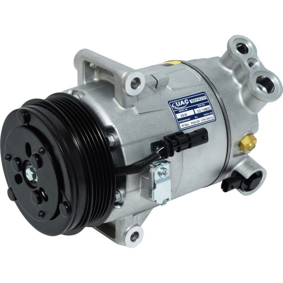 NEW AFTERMARKET CVC A/C COMPRESSOR WITH 5 POLY CLUTCH 12V
