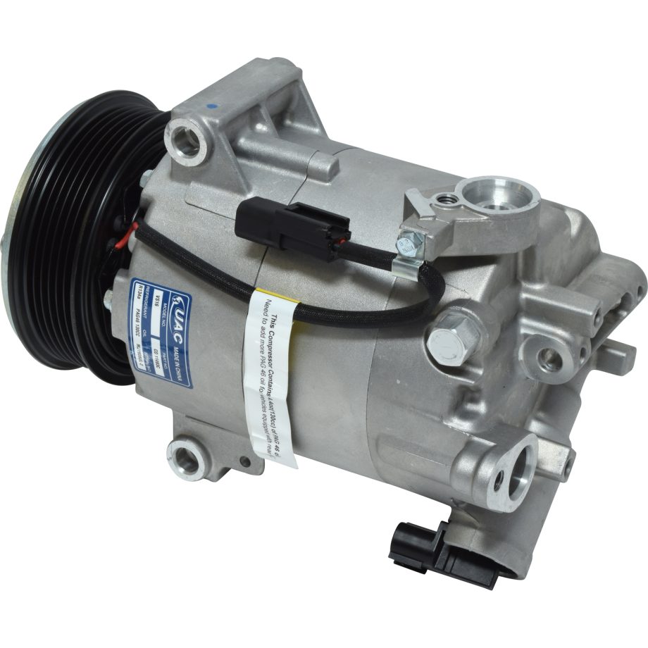 NEW AFTERMARKET VS16 A/C COMPRESSOR WITH 6 POLY CLUTCH 12V