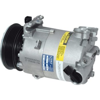 NEW AFTERMARKET VS16 A/C COMPRESSOR WITH 6 POLY CLUTCH 12V