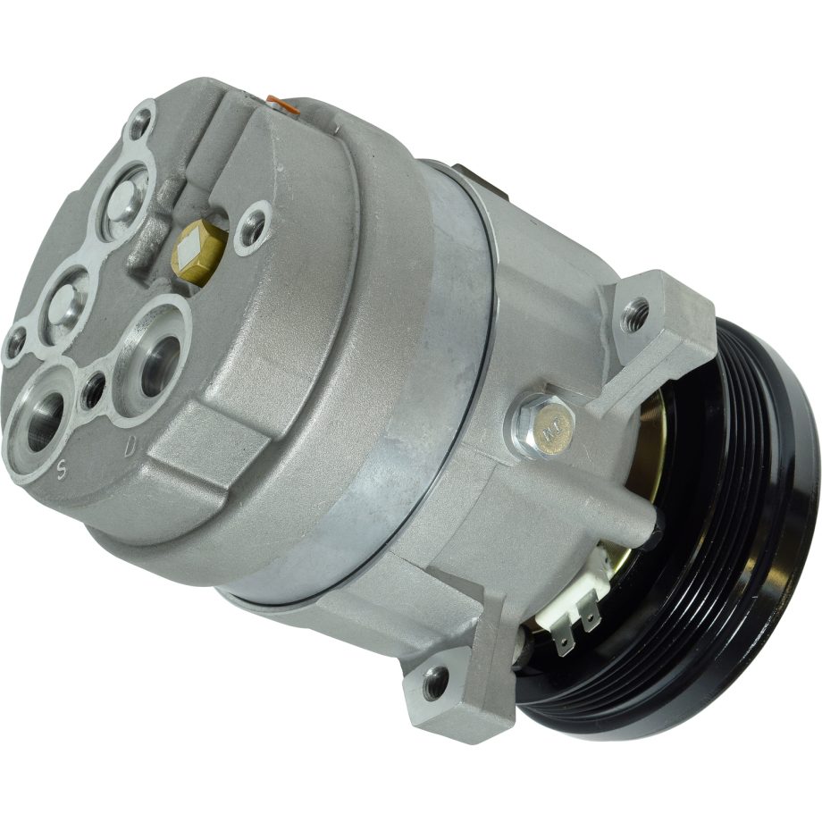 NEW AFTERMARKET V5 A/C COMPRESSOR WITH 5 POLY CLUTCH 12V