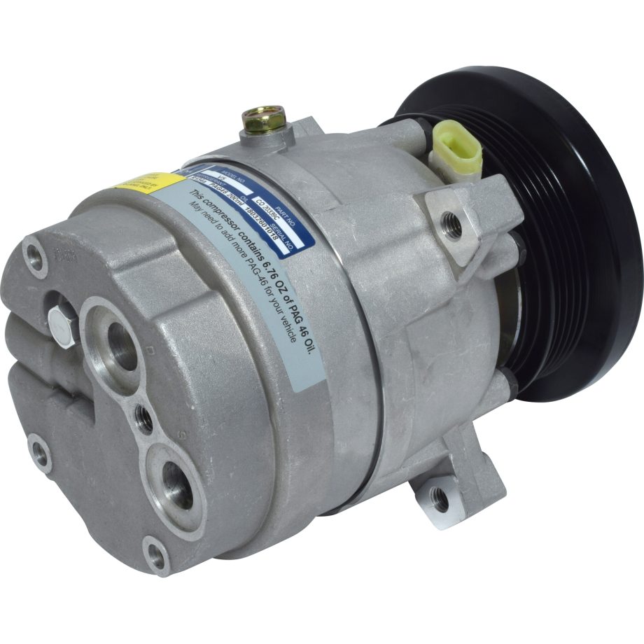 NEW AFTERMARKET V5 A/C COMPRESSOR WITH 5 POLY CLUTCH 12V