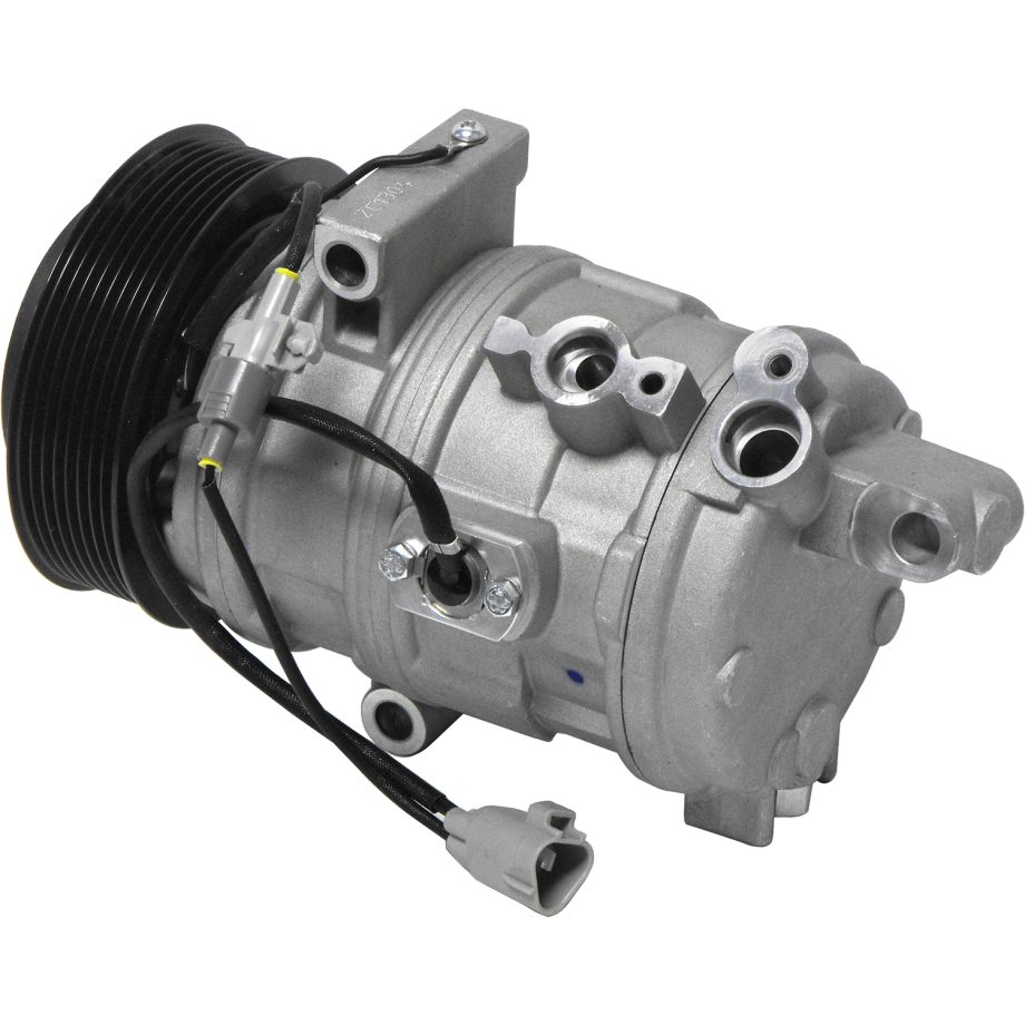 NEW AFTERMARKET 10SR19C A/C COMPRESSOR WITH 6 POLY CLUTCH 12V