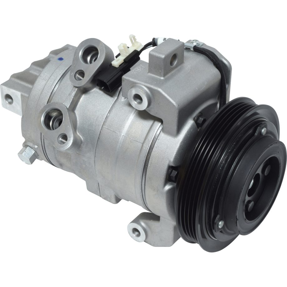 NEW AFTERMARKET DKS17DT A/C COMPRESSOR WITH 4 POLY CLUTCH 12V