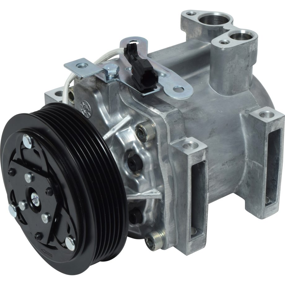 NEW AFTERMARKET DKV10R A/C COMPRESSOR WITH 6 POLY CLUTCH 12V