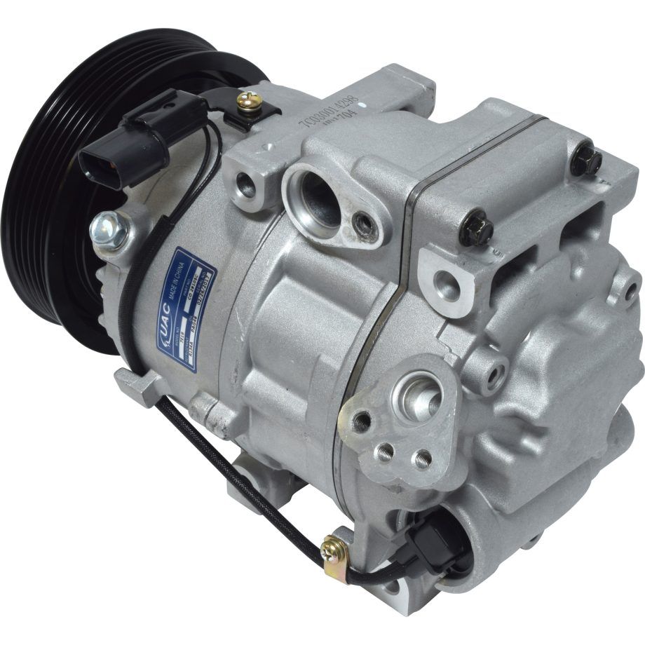 NEW AFTERMARKET VS18E A/C COMPRESSOR WITH 6 POLY CLUTCH 12V