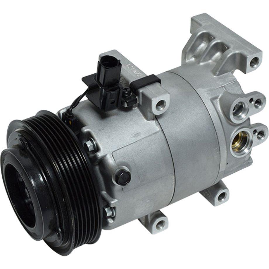 NEW AFTERMARKET VS12M A/C COMPRESSOR WITH 6 POLY CLUTCH 12V