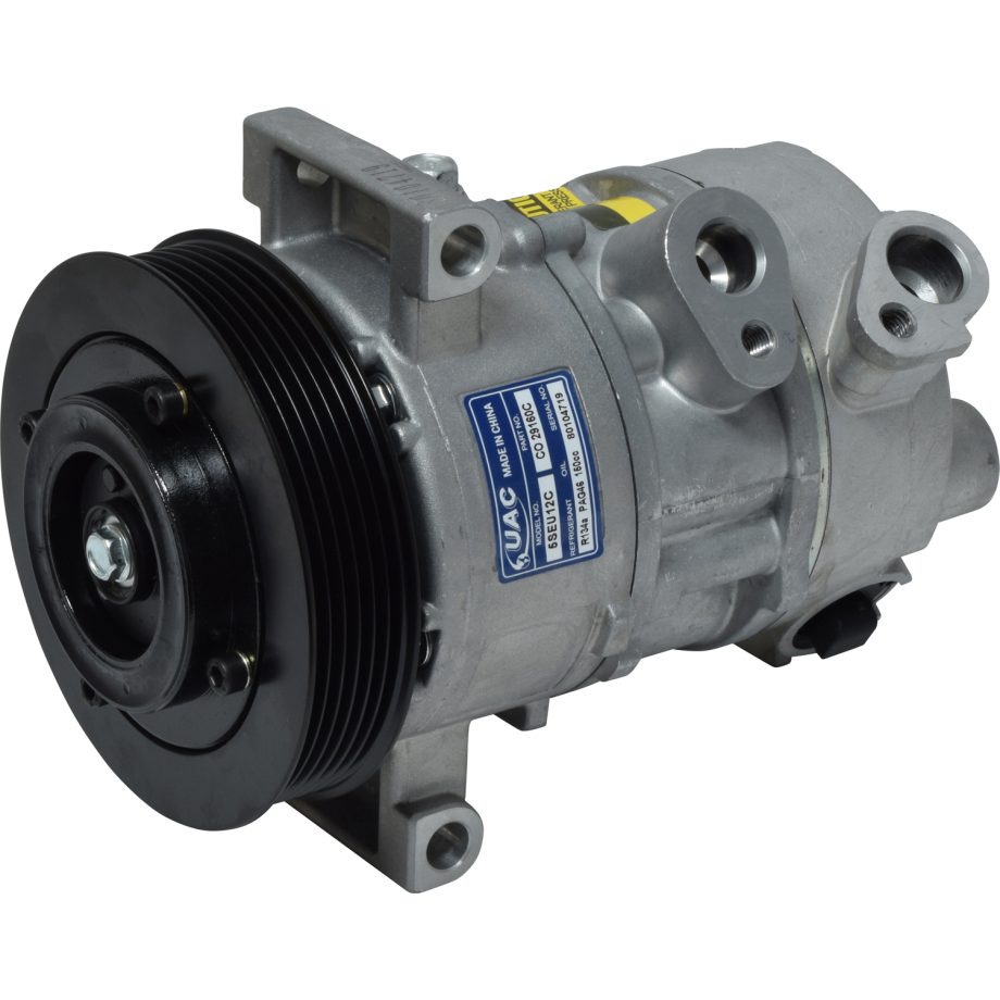 NEW AFTERMARKET 5SE12C A/C COMPRESSOR WITH 6 POLY CLUTCH 12V