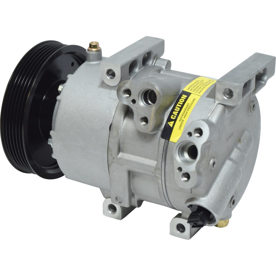 NEW AFTERMARKET DVE16 A/C COMPRESSOR WITH 6 POLY CLUTCH 12V