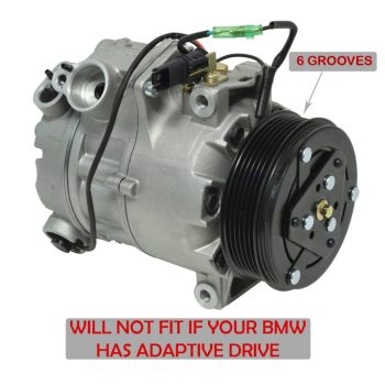 NEW AFTERMARKET CSE717 A/C COMPRESSOR WITH 6 POLY CLUTCH 12V
